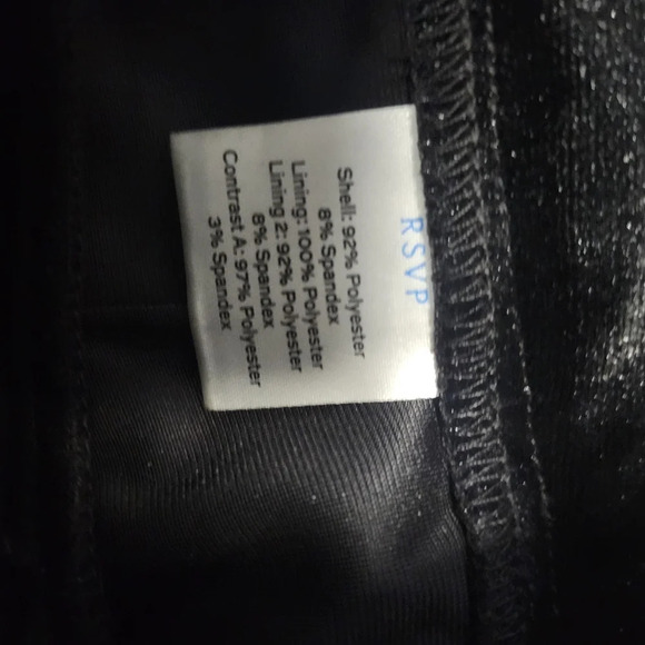 Draper james women's velvet fly front pants with side sequin size 10 bla… - Picture 13 of 13